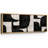 Geometric Abstract Black and White Geometric Pattern Modern Art-111695718-100937299