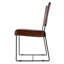 Chaise de salle à manger d'appoint en cuir de 19 po de hauteur Nevin