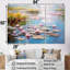«Monets Water Lily Pond Reflections 3 - Lake», art mural-103154443-103154445