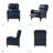 Beecher 28.75" Wide Leather Club Recliner-2034137807