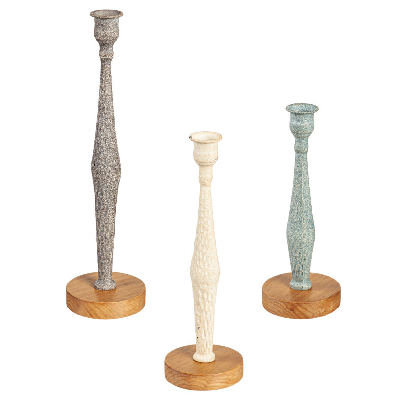 13'' H Metal Tabletop Candlestick