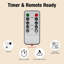 3 Pack Gold Flameless Pillar Candles with Remote: Flickering, Real Textured Wax, Battery-Operated LED Candles-763627418