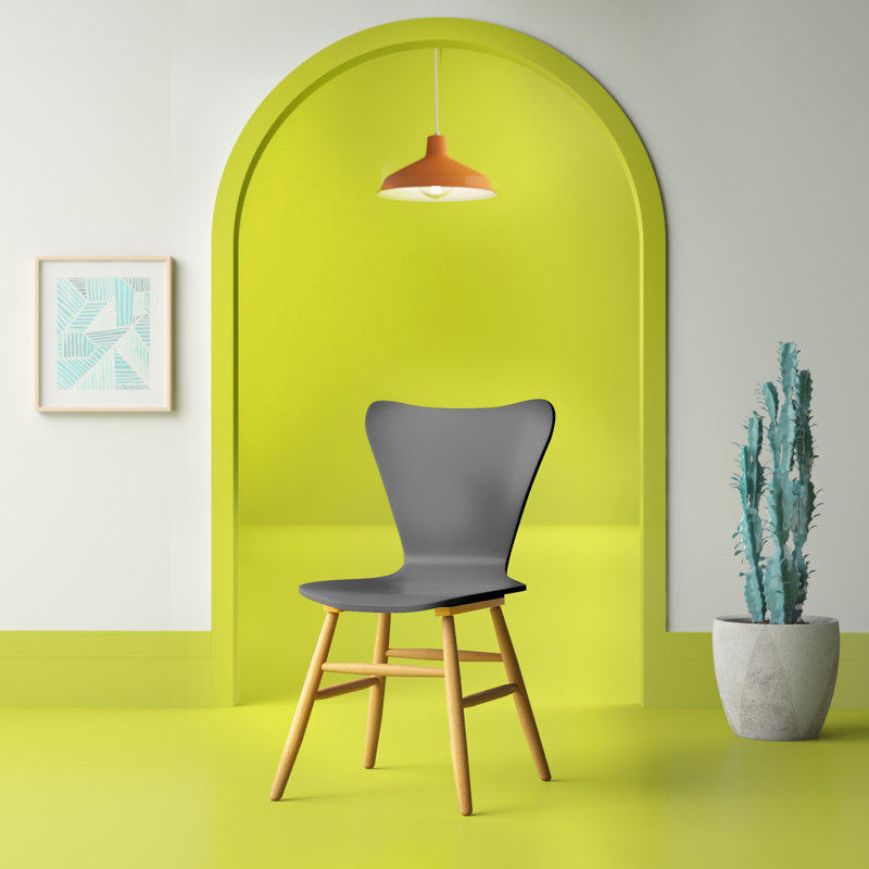Cascade Wood Dining Chair - 20.5"l x 18.5"w x 33.5"h, Gray