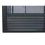 Solarium mural Gazebo Penguin Florence 2,4 m x 4,9 m, toit en polycarbonate noir-112324274