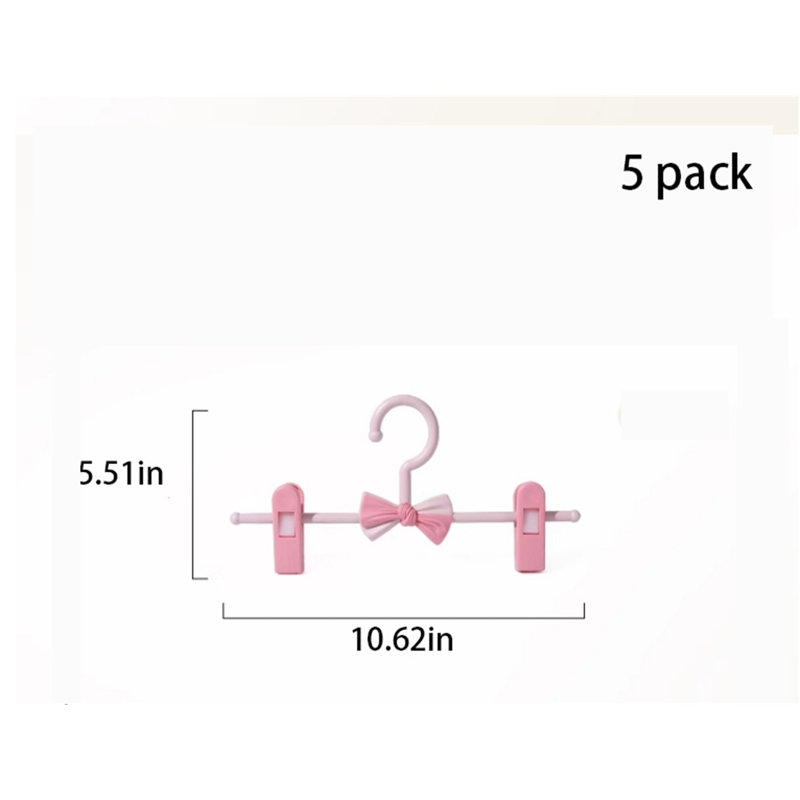 Odessie Plastic Non-Slip Clothes Hanger, 5