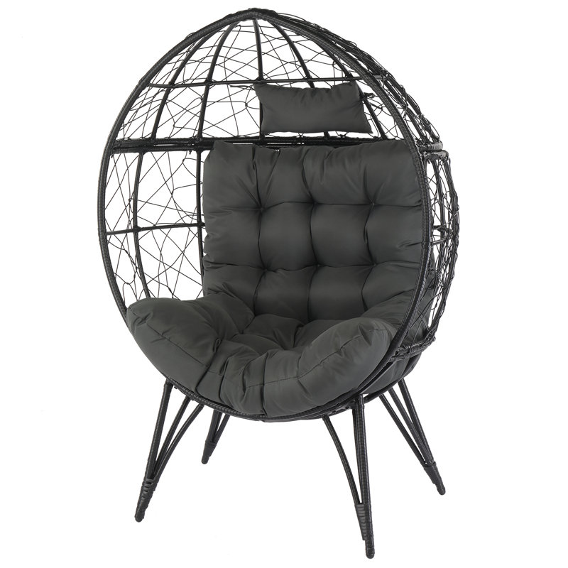 Cobien 1 Person Egg Chair with Stand