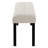 Modern Tufted Linen Dining Bench, Farmhouse Upholstered Entryway Bench With Black Rubber Wood Legs, Versatile-1517666290