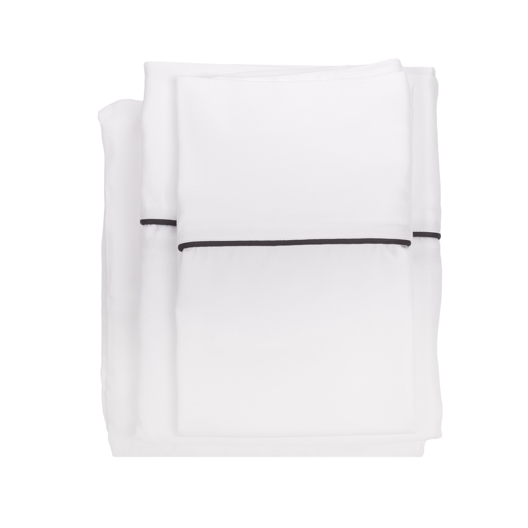 Sheena Rayon From Bamboo Machine Woven Sheet Set, Queen Sheet Set + 2 Pillowcases, Midnight