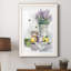 Lavande, citron et miel - peinture sur cadre-1027447537-1027447549