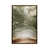 Toile avec cadre flottant en bois naturel