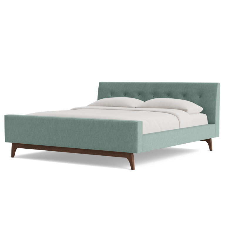 Tyler Bed, Performance Weave - Zinc, California King