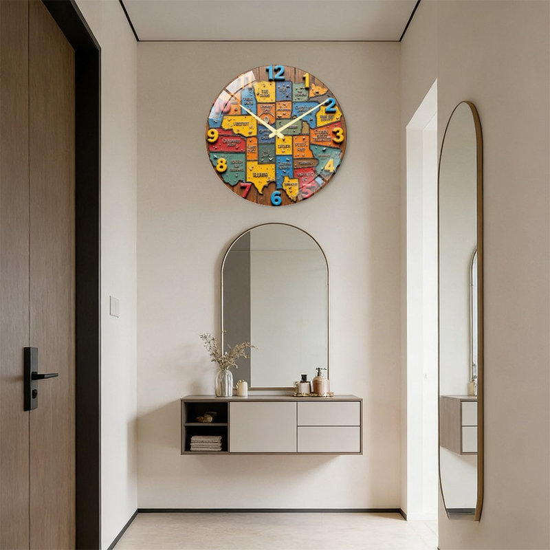 Horloge murale 24 po