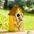 Strader Distressed Solid Wood Cottage Decorative Outdoor Garden Birdhouse with 3D Tree-1021354279