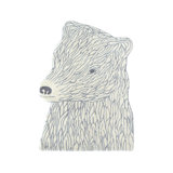 Wool Area Rug in White