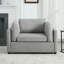 Fauteuil surdimensionné avec repose-pieds et tabouret-1521977192