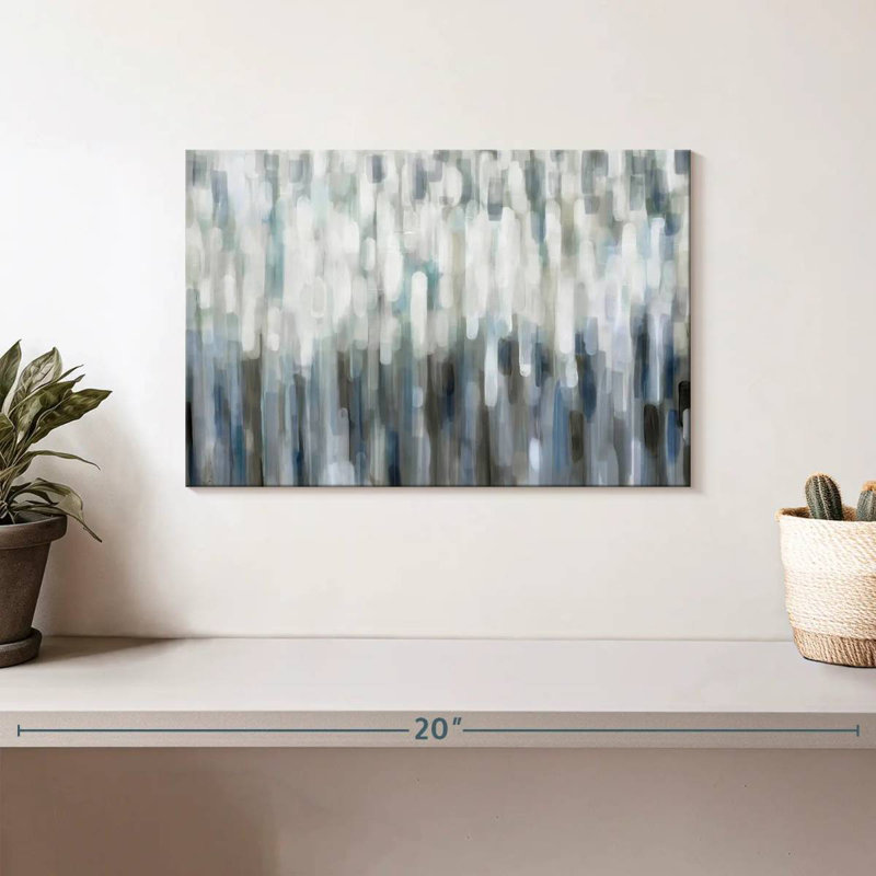 Avery Silver Rain, 8" H x 12" W