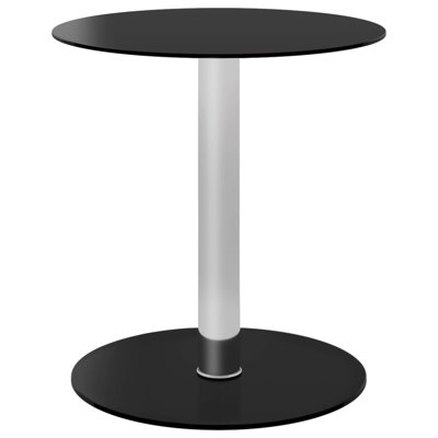 Bloomingdale Glass Top Figurine End Table