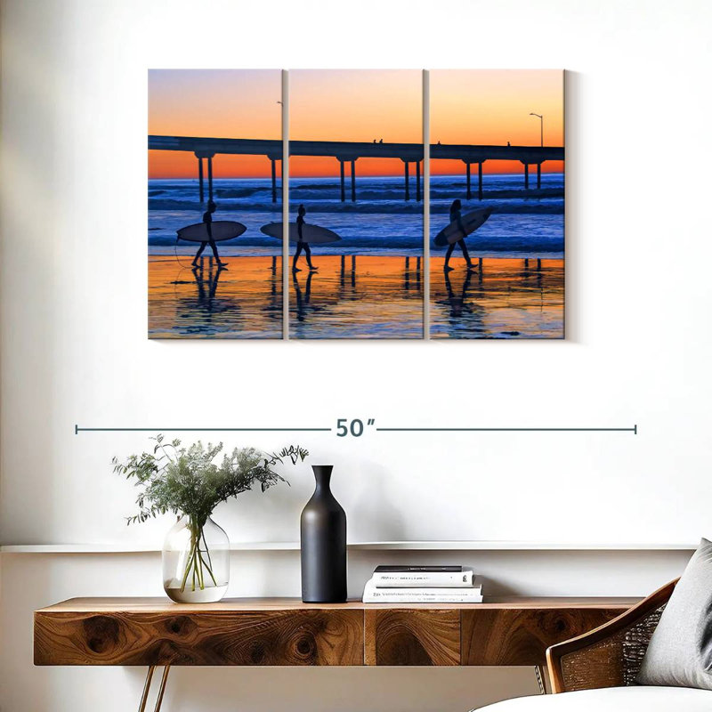 Surfeurs de plage Aletra Ocean, H 24 po x l 38 po