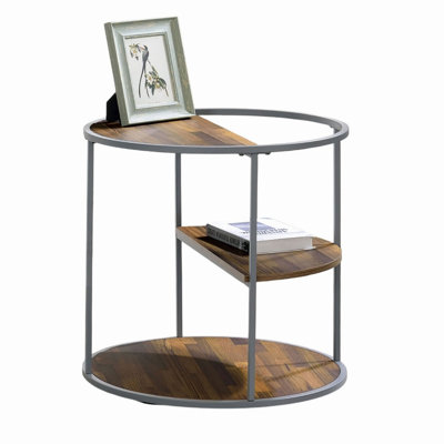 End Table With Shelves