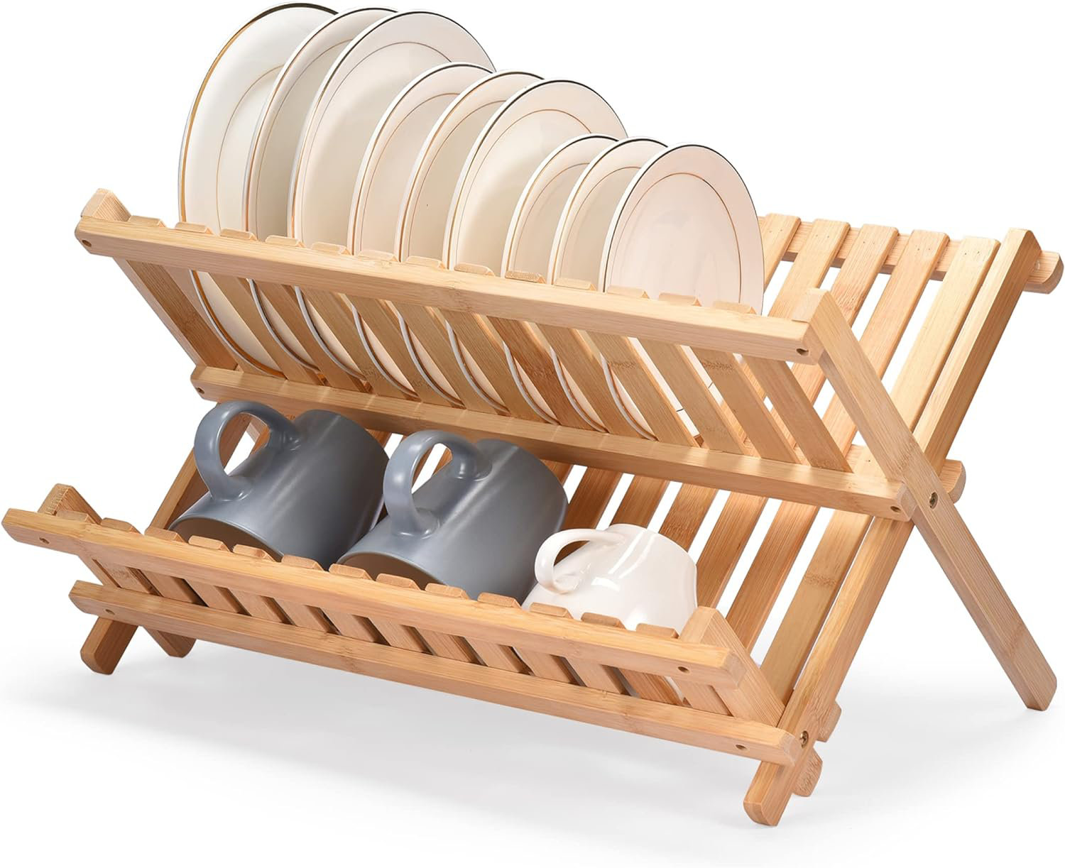 Shimano Bamboo Dish Rack | Wayfair