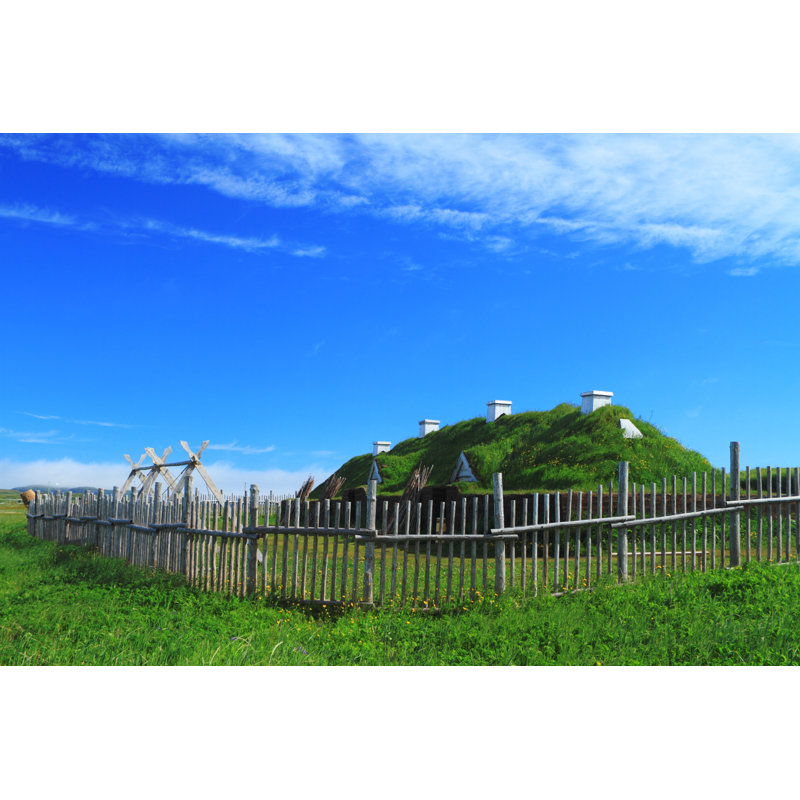Viking Settlement - Photographie sur toile tendue, H 32 po x l 48 po x P 1,25 po