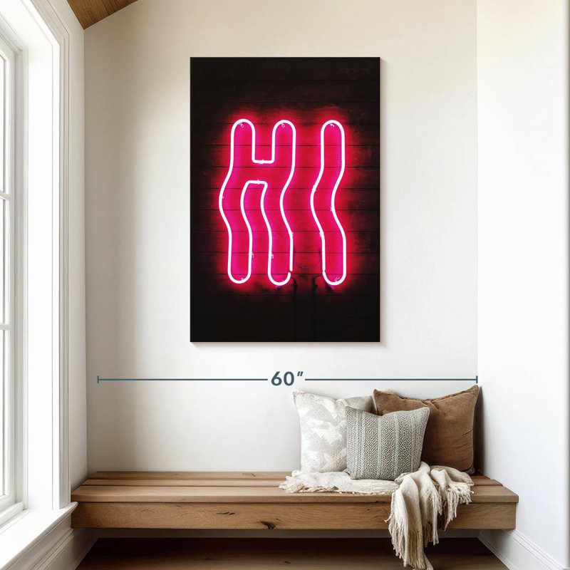 Tergel Hi Neon Light, 45" H x 30" W