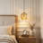 Glass Amber Pendant Light Kitchen Island Lighting