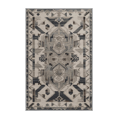 Machine Washable Turkish Gray Area Rug