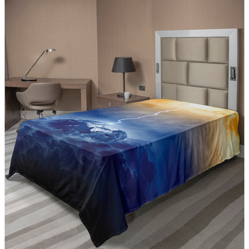 Drap-housse Ambesonne, Drap plat pour lit simple TG