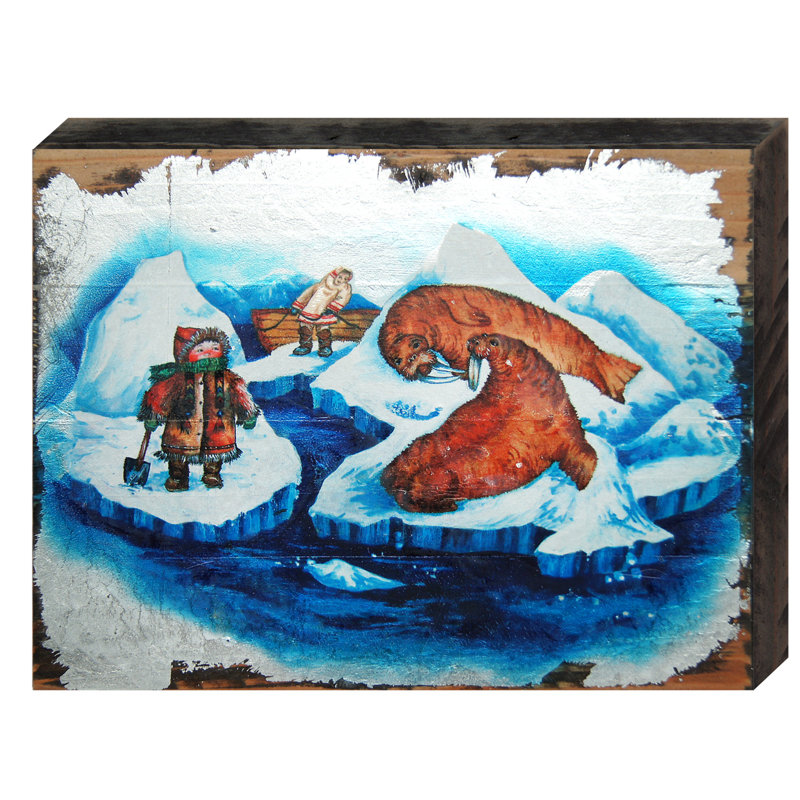 Décoration murale alaska walrus