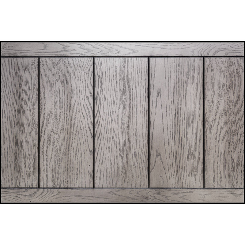 Table de salle à manger à hauteur de comptoir en bois massif antique blanc et gris avec 2 rallonges et rangement sous la table pour les cuisines et les salles à manger modernes