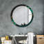 Huldar Glass Flat Wall Mirror