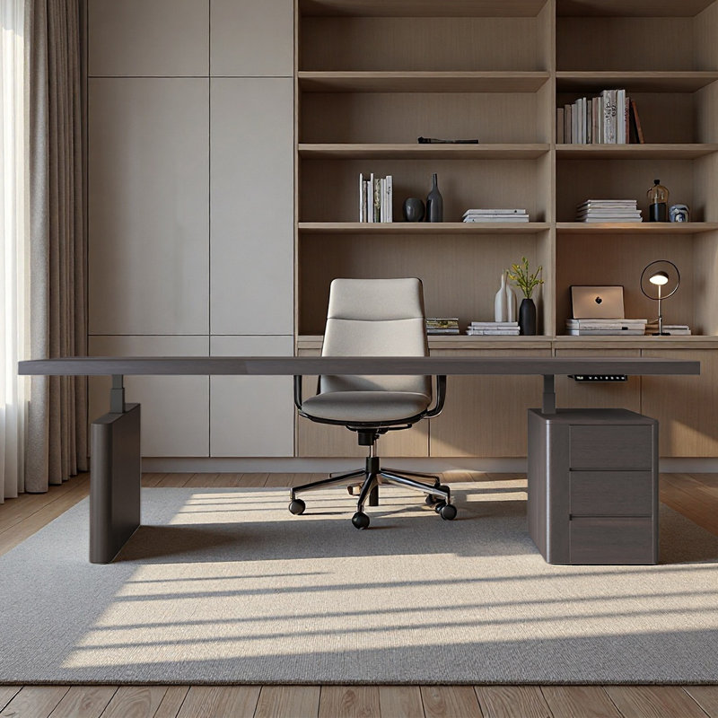 Bureau d'ordinateur, H 52,76 po x l 94,49 po x P 33,46 po