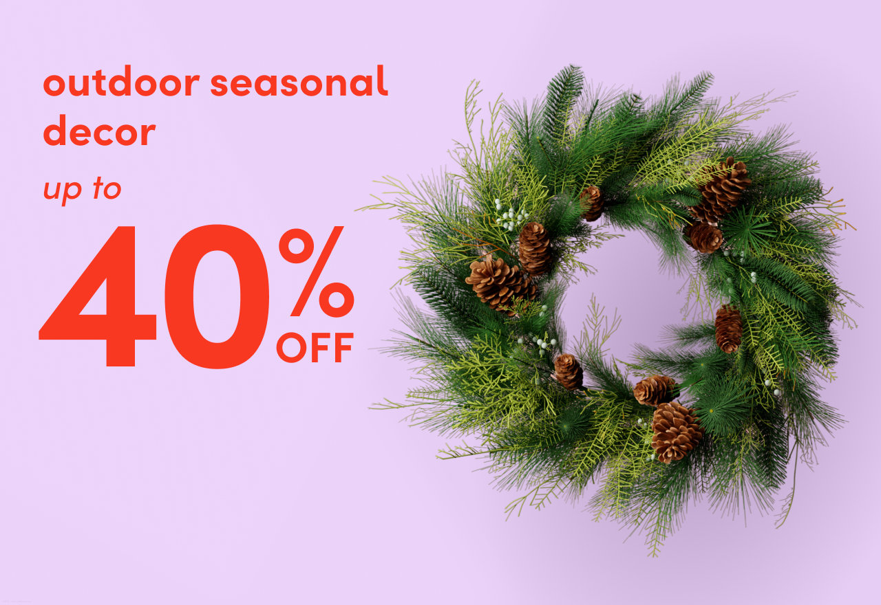 outdoor seasonal decor clearance