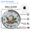 Horloge murale de Noël 12 po