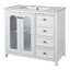 Meuble-lavabo de salle de bain avec lavabo