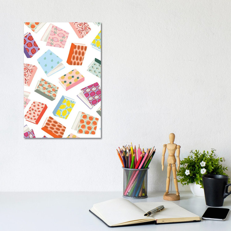 Open Book - Wrapped Canvas Painting, 20.32 cm H x 30.48 cm W