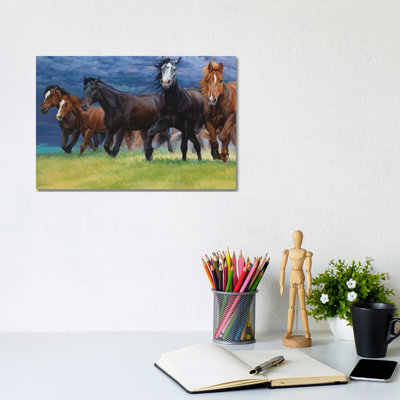 Storm Warning by Michelle Grant - Wrapped Canvas Painting