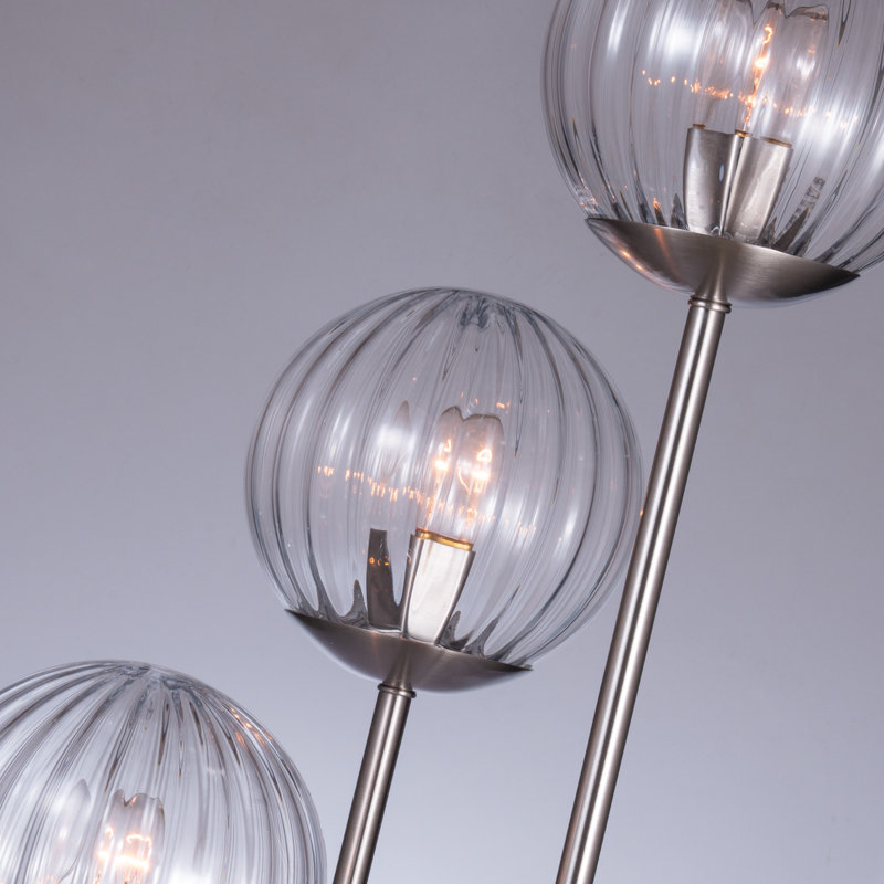 Dows 60'' Brushed Nickel Novelty Floor Lamp