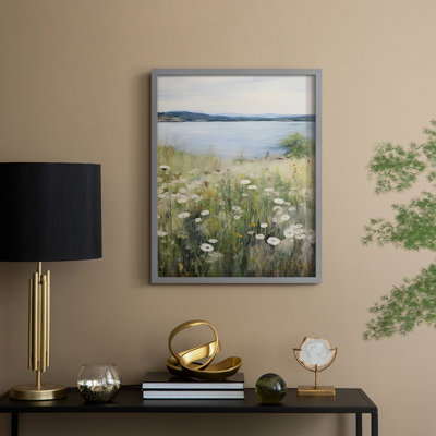 Vintage Landscape XCIV Framed Print - Solid Wood
