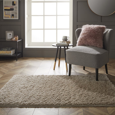 Hyams Solid Colour Shag Area Rug