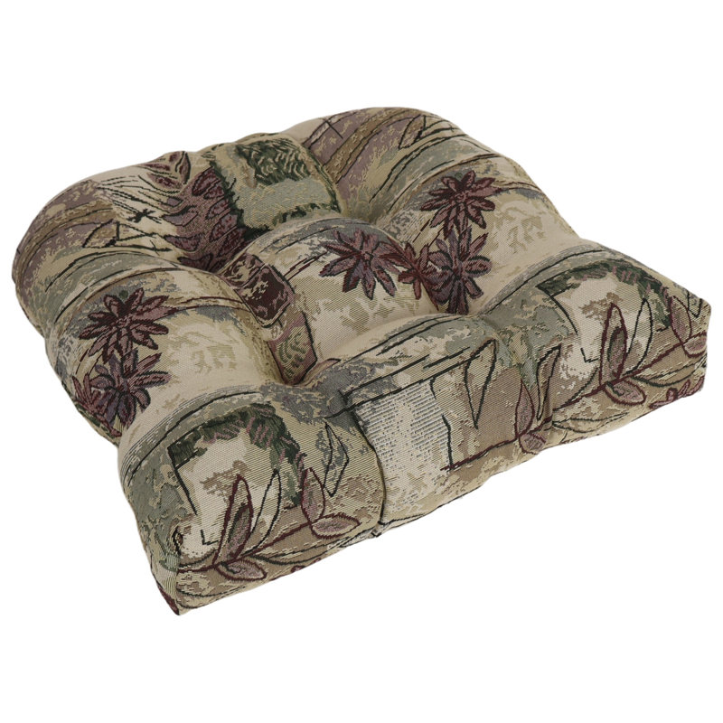 Coussin de chaise tapissier à dossier arrondi 19 pouces