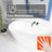 67" Freestanding Soaking Acrylic Bathtub