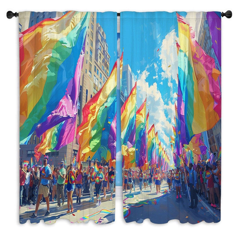Paire de rideaux obscurcissant en polyester Suheil, L 20 po x L 61 po