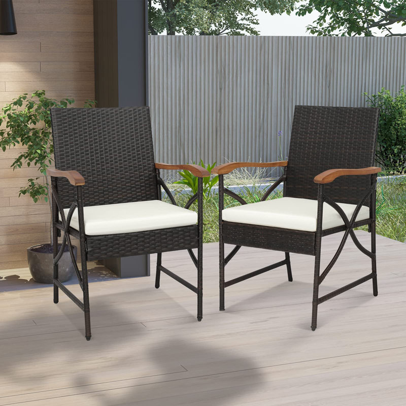 Buncombe Patio Dining Armchair with Cushion