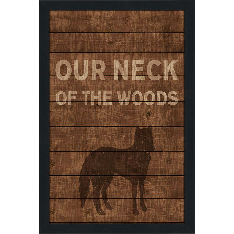 «Our Neck of The Woods», impression, H 49,5 po x l 33,5 po x P 1 po, Cadre espresso