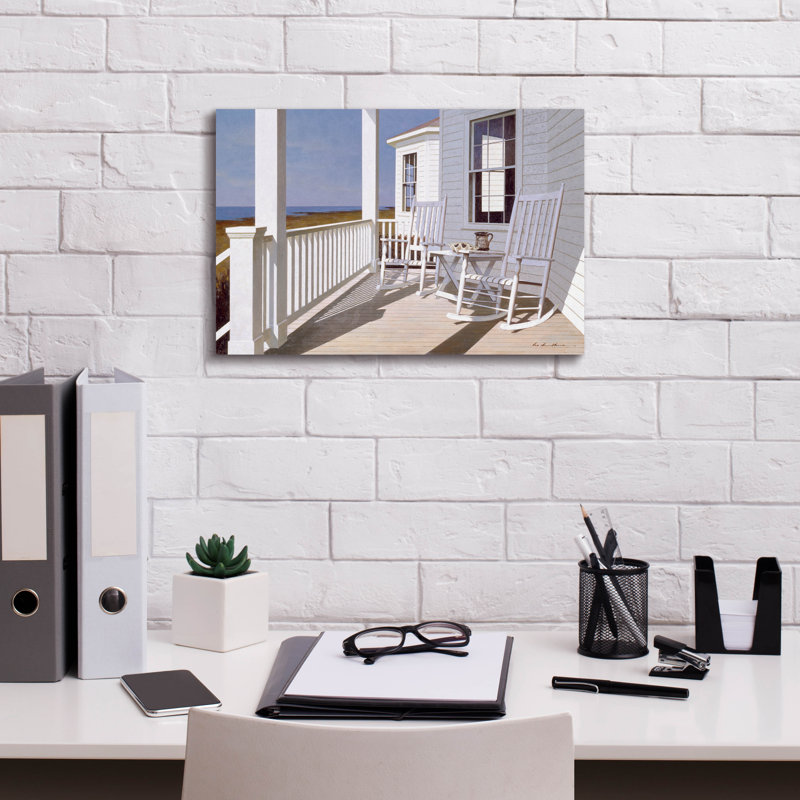 «Porch 1» par Zhen-Huan Lu, art mural sur toile, H 12 po x l 18 po x P 0,75 po
