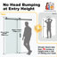 Porte de douche coulissante simple à fermeture en douceur 56 "- 60" x 76 "avec verre trempé 1/4"-112908164