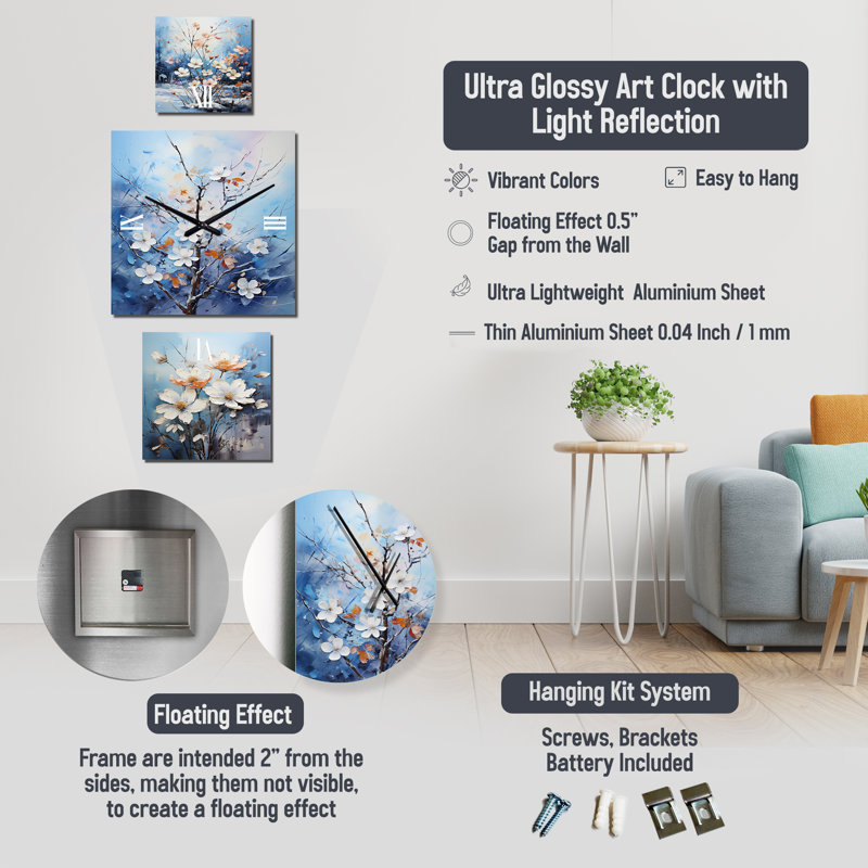Jakwon Metal Wall Clock