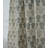 Floral Block Print Linen Pleated Curtain – Surajmuki Gray Floral Light Filtering Window Curtain-1294711746